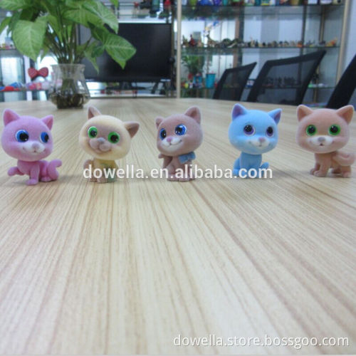 Dowella high Quality Mini flocking cat